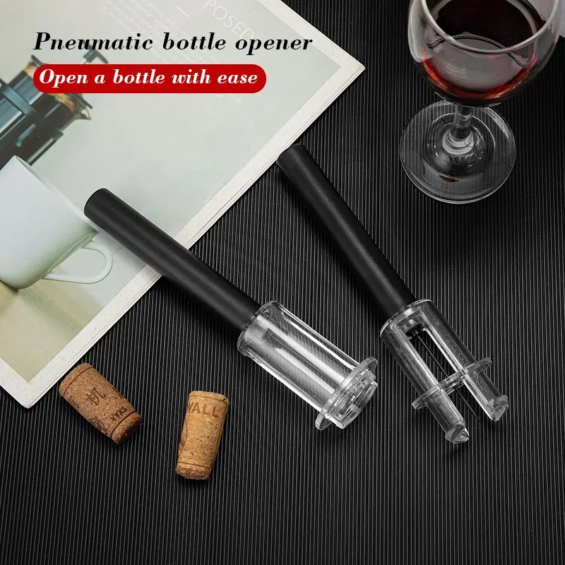 Bottle Opener 1Pc Pneumatic With Stainless Steel Pin Type Cork Tool Kitchen Opening Tools Accessories
