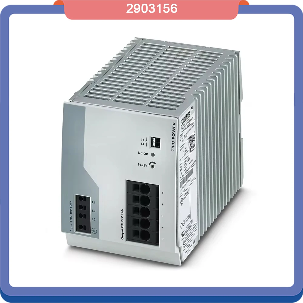 For Phoenix 2903156 TRIO-PS-2G/3AC/24DC/40 TRIO POWER Power Supply Output 24VDC/40A 3 For Phoenix 2903156 TRIO-PS-2G/3AC/24DC/40 TRIO POWER Power Supply Output 24VDC/40A