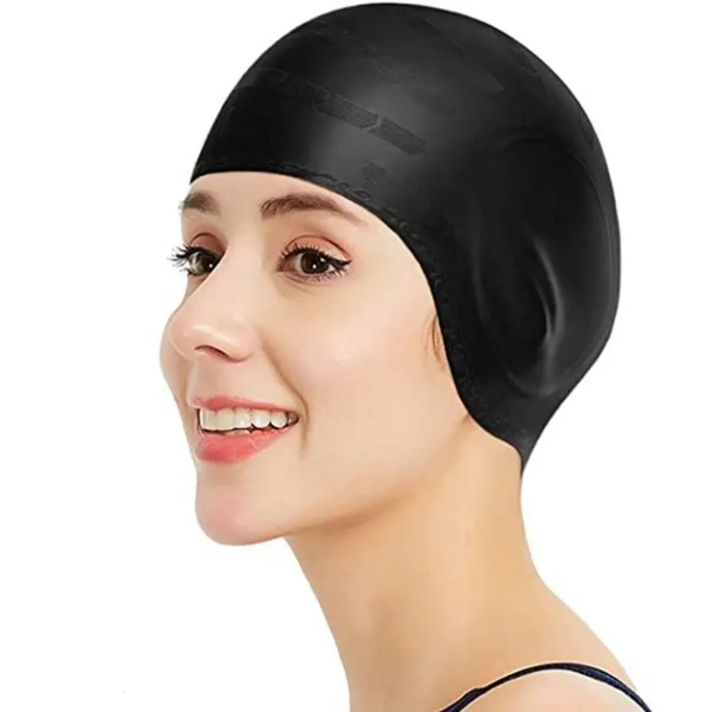 Waterproof Silicone Swim Cap 3