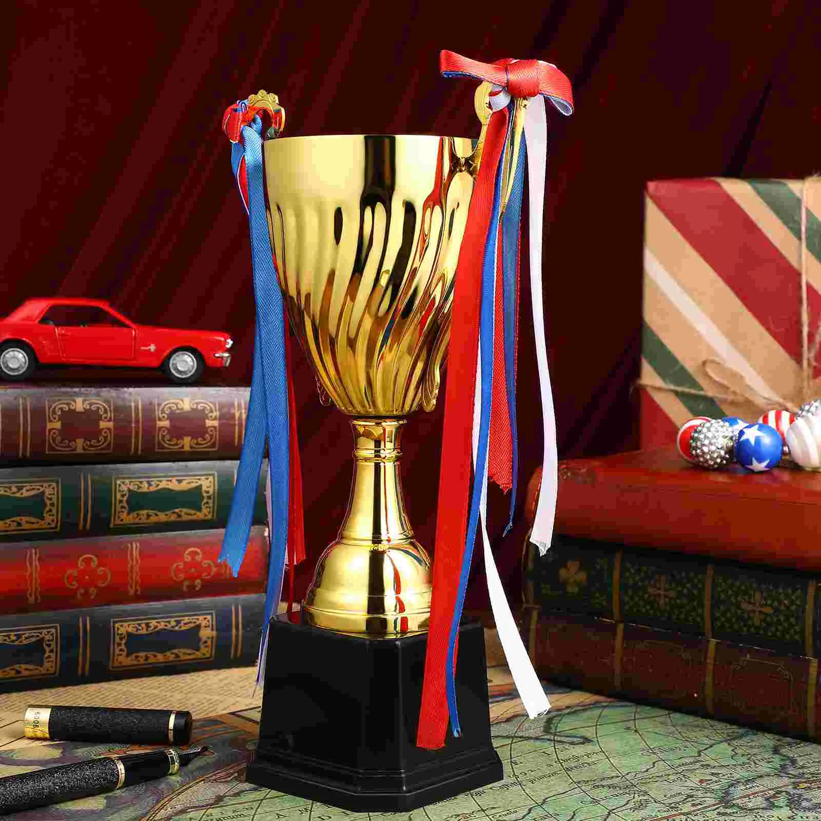 Large Size Metal Trophy Sports Game Award Cup Design Souvenirs Gifts Competitions Team Sports Memorabilia Awards