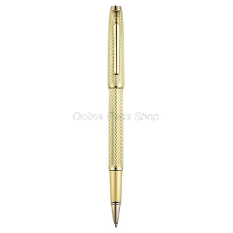 Montagut Popular Golden Barrel & Golden Trim Iridium Roller Ball Pen Writing Gift Pen Not Gift Box Hot Sale