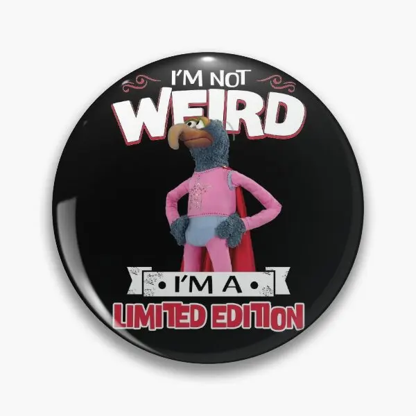 Muppet Gonzo I Am Not Strange I Am A Limited Soft Button Pin Cartoon Cute Gift Jewelry Women Hat Badge Collar Clothes Decor Funny