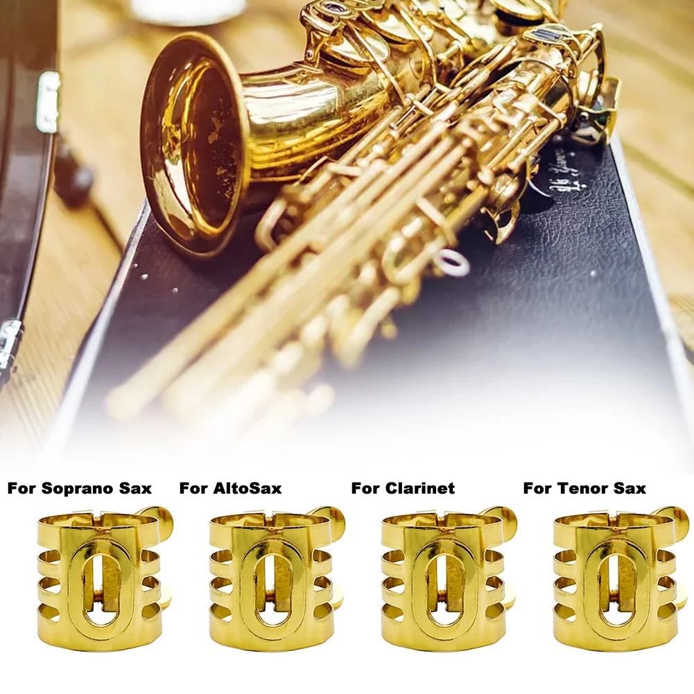 Saxophone Ligature Clamp for Soprano Alto Tenor Sax Clarinet Mouthpiece clarinet and saxophone accessories,saxophone and clarinet mouthpieces