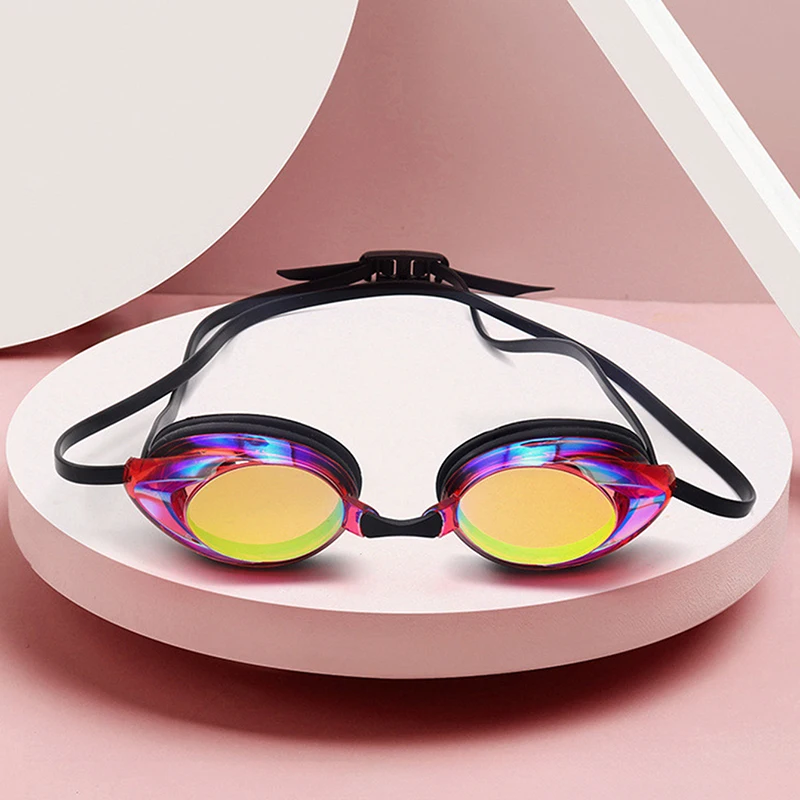 Swim Goggles With earplugs Professional Anti Fog No Leaking UV Protection Wide View 1PCS swimming goggles