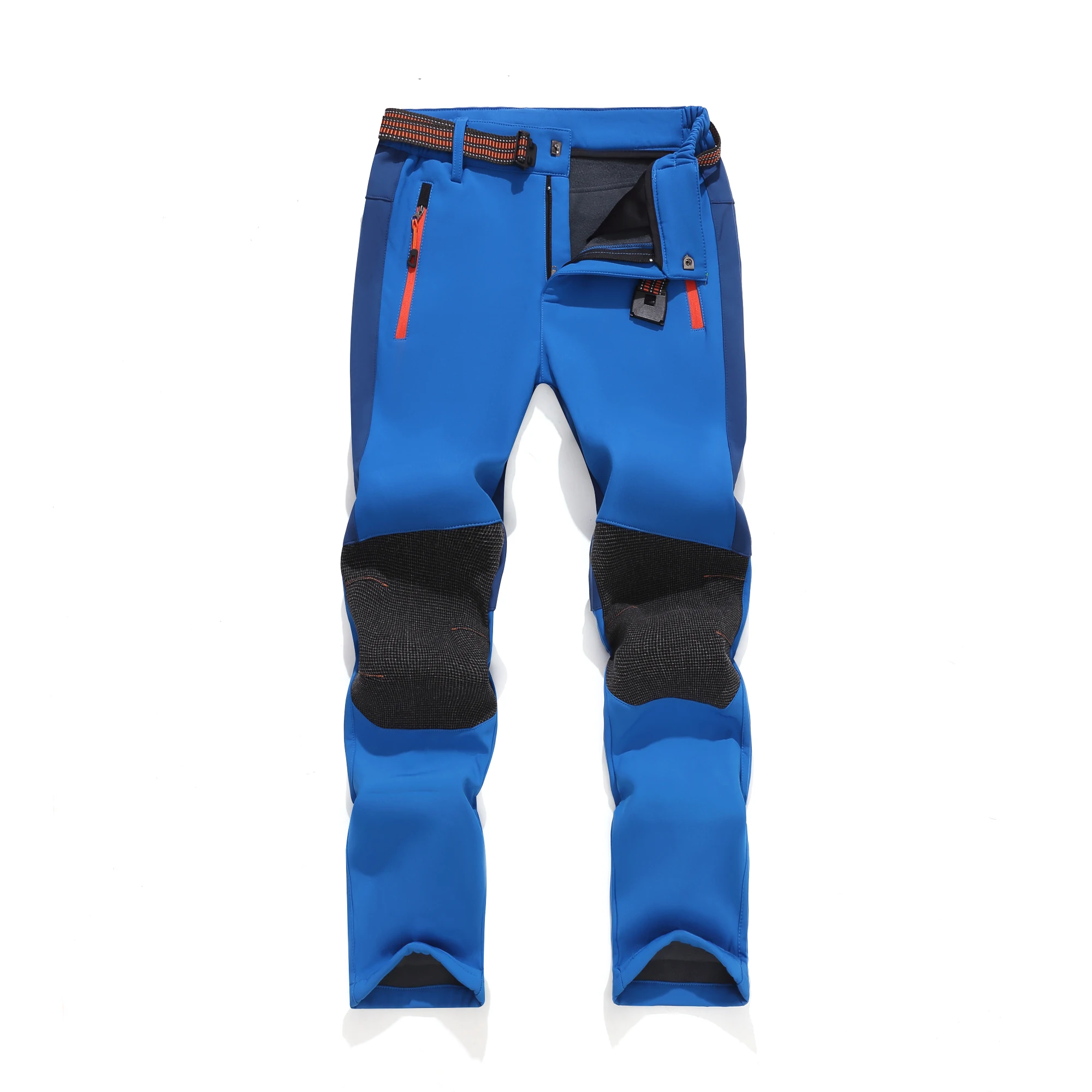 Boys Girls Pants Spring Windproof Waterproof Children Outdoor Soft Shell Warm Teens Climbing Sweatpants