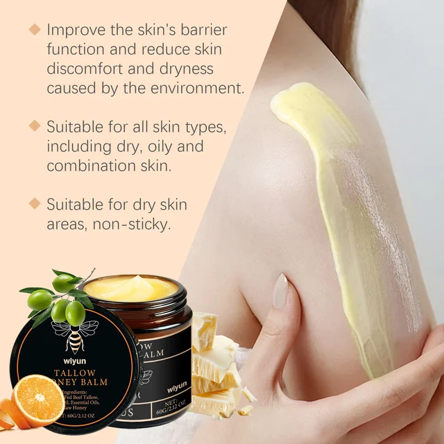 Tallow Honey Cream Glow Hydrating Skin Improve Elasticity Soft Bleaching Improve Dullness Firming Face Body Moisturizer Lotion 2