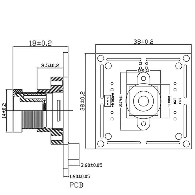 Camera Module Spare Parts 5MP USB Supports 1080P Wide Dynamic Photo Monitoring And Recognition Advertising Machine All-In-One images - 6