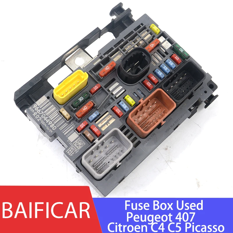 Fuse Box Unit Assembly Under Bonnet Controller For Peugeot 407 Citroen C4 C5 Picasso 9667044980 BSM R02