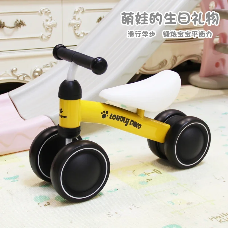 Balance car child 2 years old without pedals 1 year old, baby yo-yo car, twist car