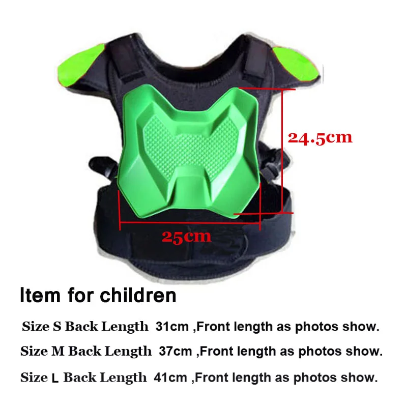 Child Body Vest Armor for Motocross Racing Skating