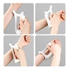 White Ceramic Scraping Board Facial Guasha Handheld Full Body Universal Type Acupoint Massager Lymphatic Drainage Massager 4