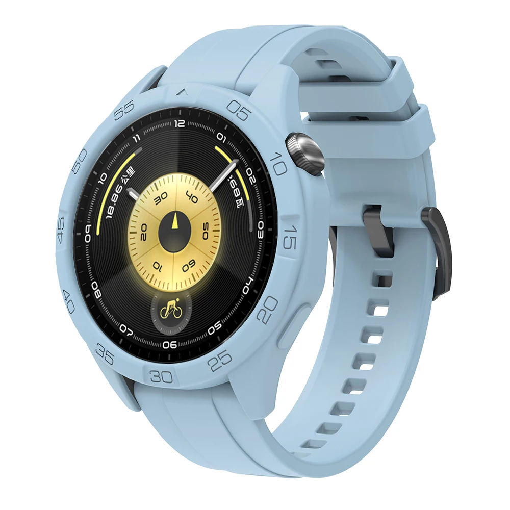 Ultra-Durable Soft Silicone Protective Watch Case - Hollow Design for Enhanced Flexibility and Style