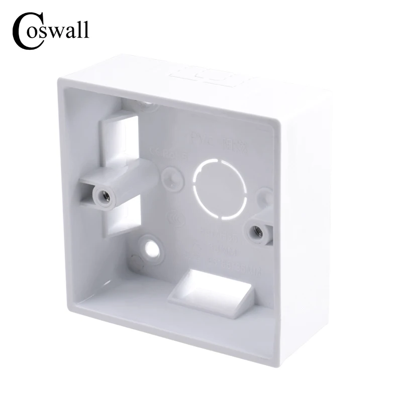 33mm Depth External Mounting Box 86 Type Switch And Socket Apply Any Position Wall Surface Coswall switch box,wall socket box