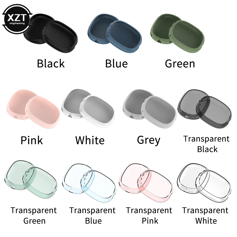 Silicone Case Cover for AirPods Max Headphones, Anti-Scratch Ear Cups Cover  and Headband Cover for AirPods Max, Accessories Skin Protector for AirPods