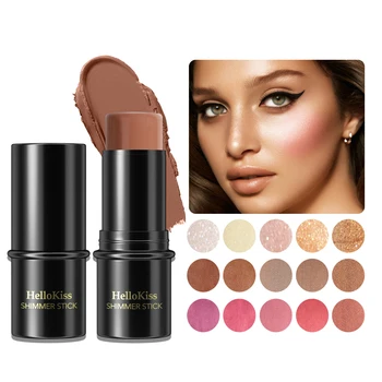 Highlighting Bronzer Stick Face Brightening Blusher Rouge Concealer Long Lasting Corrector 3D Nose Shadow Contouring Cosmetics