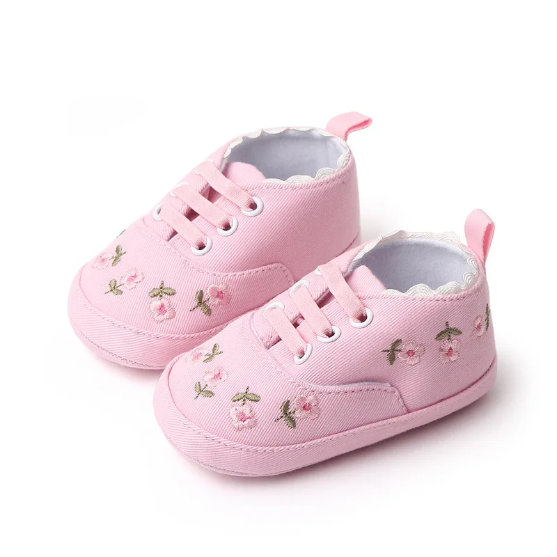 Baby Girls Cotton Shoes Retro Spring Autumn Toddlers Cotton Shoes Infant Soft Bottom First Walkers