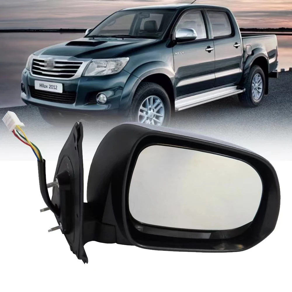 

For Toyota Hilux 2012 2013 2014 2015 Auto Side Mirror With Led Light Car Reflector Rearview Mirror Assembly Accessories