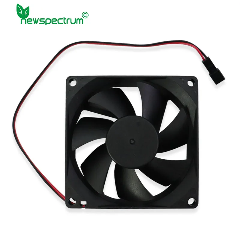 DC 12V Fan 80X80X25mm Connerctor SM2.54 2Pin Dual Ball Bearing Brushless Cooler 8025 for Computer LED Chip Cooling Fan