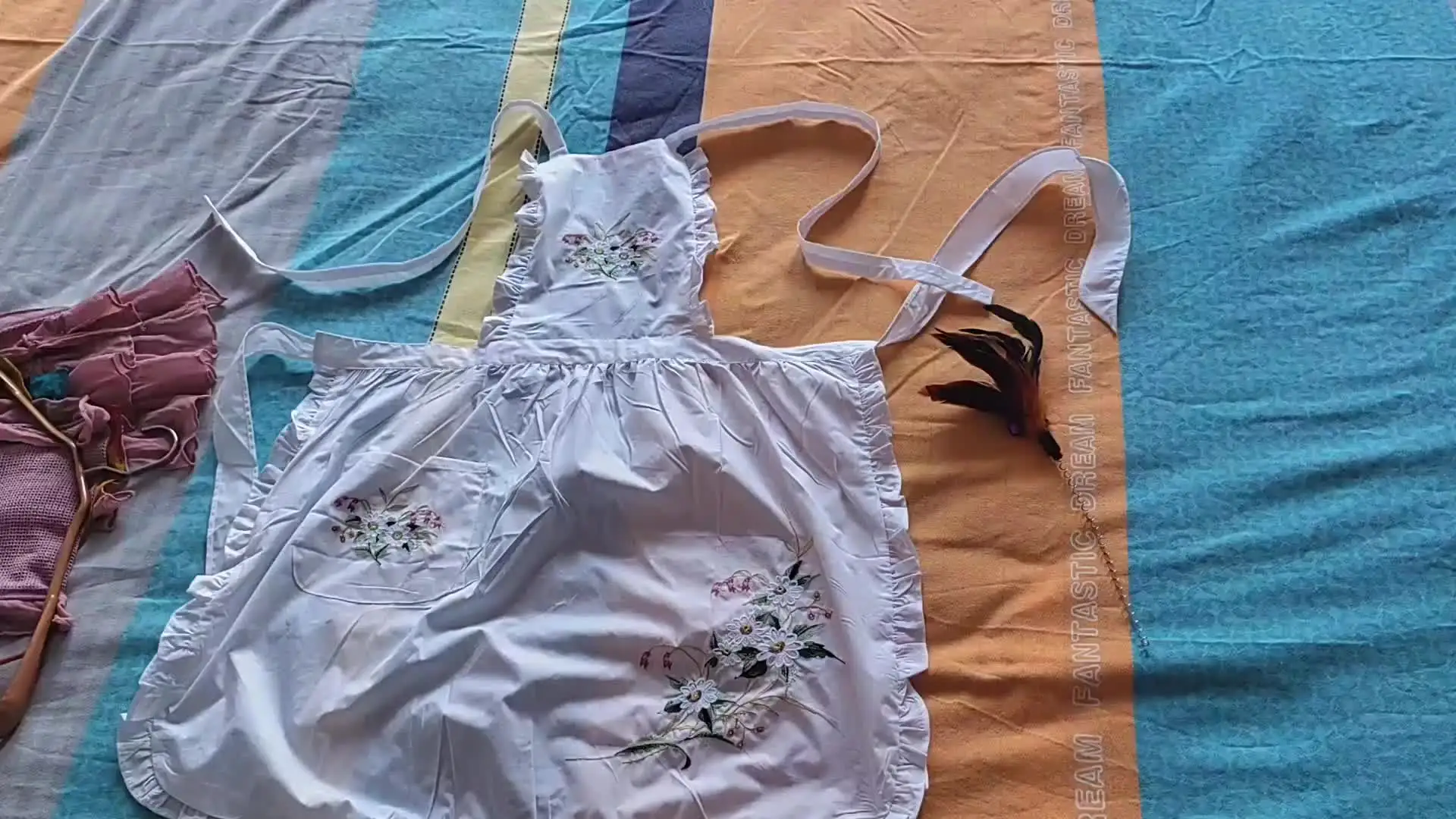 Grembiuli Donna Floreali 2 Pezzi Con Tasche - SWINILAYA Grembiule Da Cucina Regolabile Per Cucinare, Forno E Giardinaggio