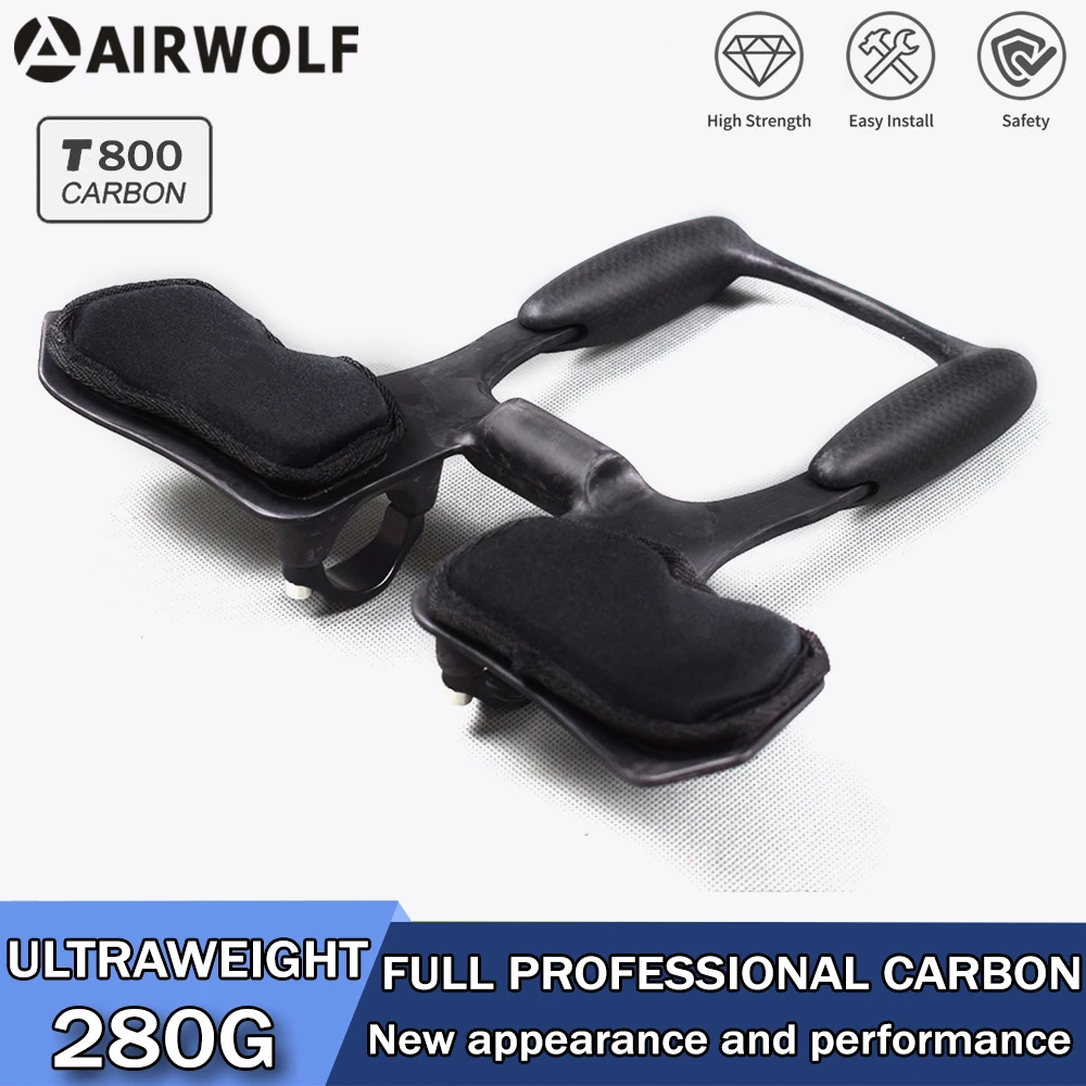 Il Più Nuovo Tt Manubrio Bici Da Strada Triathlon Time Trial Ud Full Carbon Fiber Bicicletta Estesa Barra Di Riposo Ausiliaria Manubrio In Carbonio