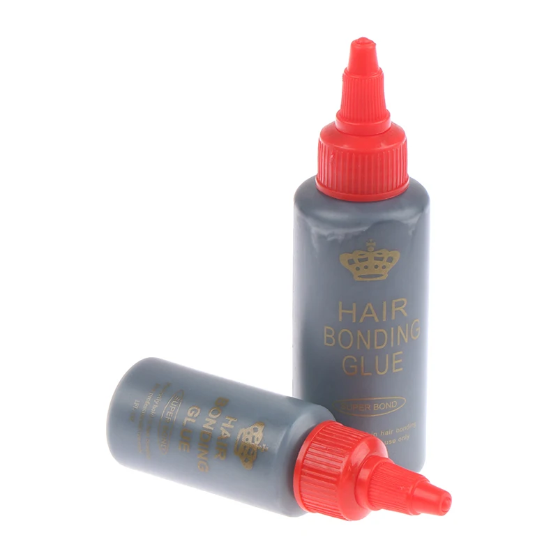Professional 1oz/2oz Black Weft Hair Weaving Bond Hair Extension Bonding Glue hair extension tool