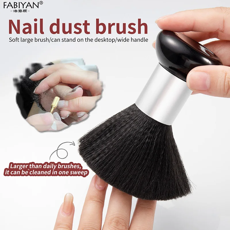 Spazzola per la pulizia della polvere per la pulizia delle unghie per manicure Spazzole per la pulizia multiuso Rimuovi lo strumento per la pulizia della polvere di smalto gel UV acrilico