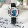 Fashion Disney Stitch Children Watches For Girls Women Cartoon animation Kids Quartz Clock Student Toys Gift reloj infantil 2