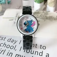 Fashion Disney Stitch Children Watches For Girls Women Cartoon animation Kids Quartz Clock Student Toys Gift reloj infantil 2