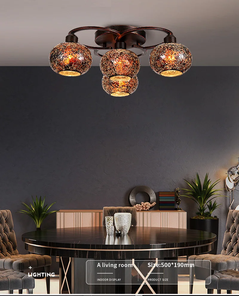 pendant lamp GGBingo Chandelier Retro Simple Pendant Lamp Light Luxury Glass Lampshade Hanging Lamps For Ceiling Home Lighting Bedroom Study pendant light fixtures