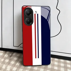 Luxury Sports Line Cool Stripe Tempered Glass Phone Case for Xiaomi Poco X8 Pro (KHTY00283A)