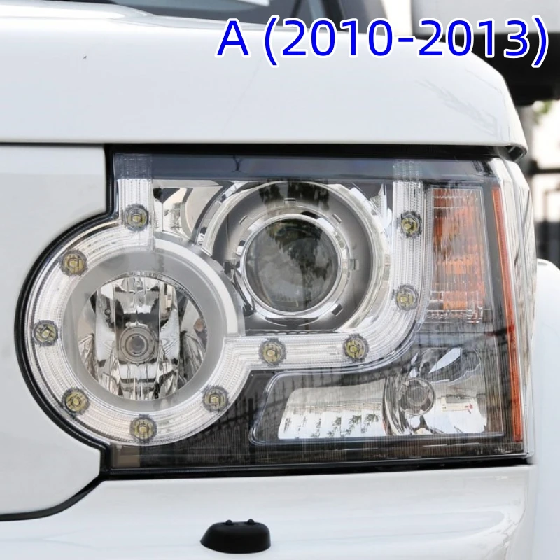Headlight Lens Cover (Left Side) For Land Rover Discovery 4 / LR4 (2010-2013) - PC Plastic Replacement