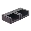 PU Leather Square Cocktail Napkin Holder Paper Serviette Dispenser Tissue Box 11UA 2