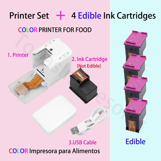 Impresora de tinta comestible de café de DIY personalizada para