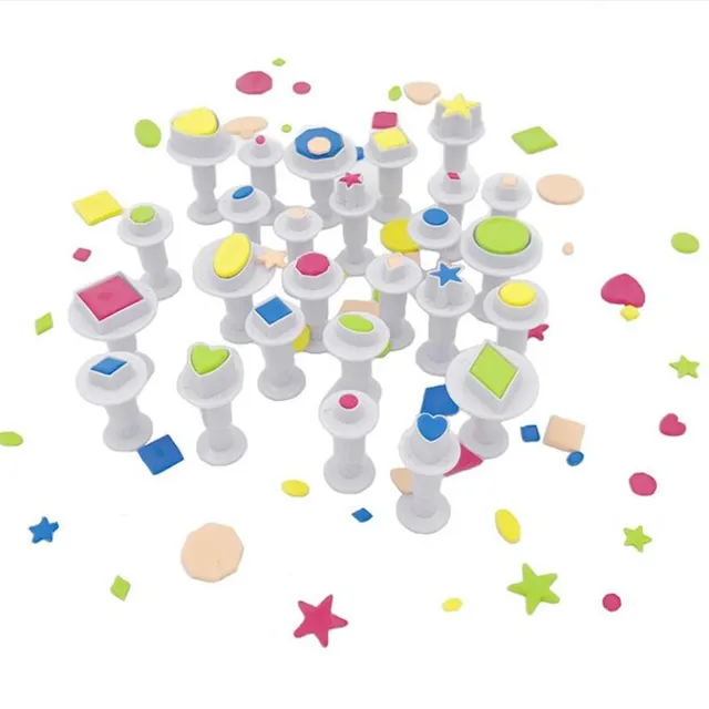 3Db/Set Mini Csillag Virág Dugattyú Fondant Dekorációs Keksz Sütik Vágó Penész Cukrászdródanka Szerszámok - Image 6