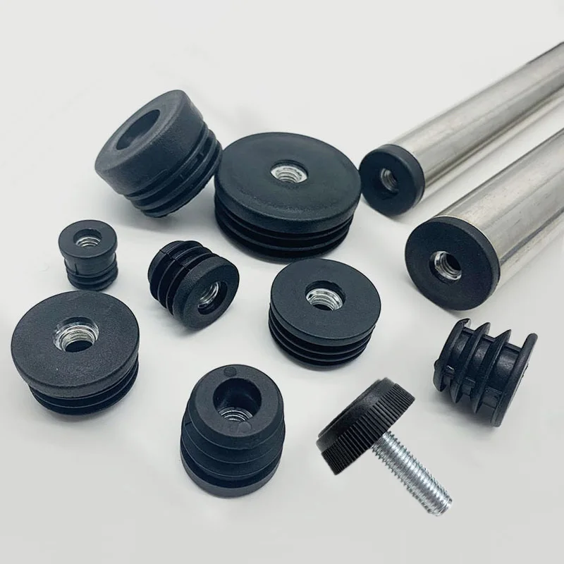 Lot De 125 Bouchons Ronds En Plastique De 16 Mm Pour Tubes Métalliques, Clôture, Insert Coulissant Pour Poteau De Tuyau, Chaises Et Pieds De Meubles