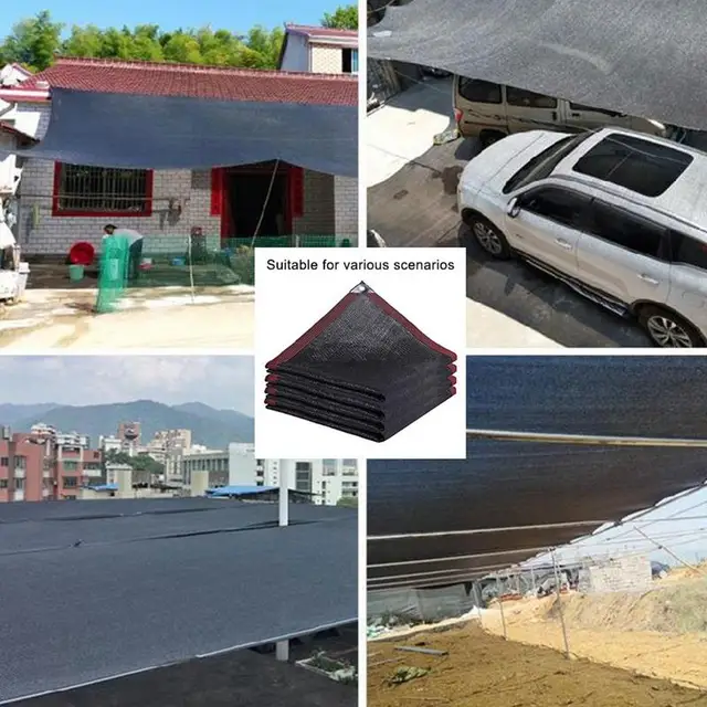 95 Uv Védelem Vízálló Szürke Négyzet Alakú Téglalap Vitorla Kültéri Kert - Image 4