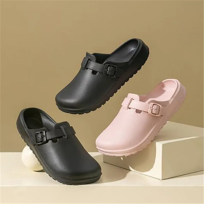 

Medical Shoes EVA Non-slip Laboratory Doctor Clogs Non-slip Nurse Clogs Surgical Shoes Casual Beach Womens Work Slippers