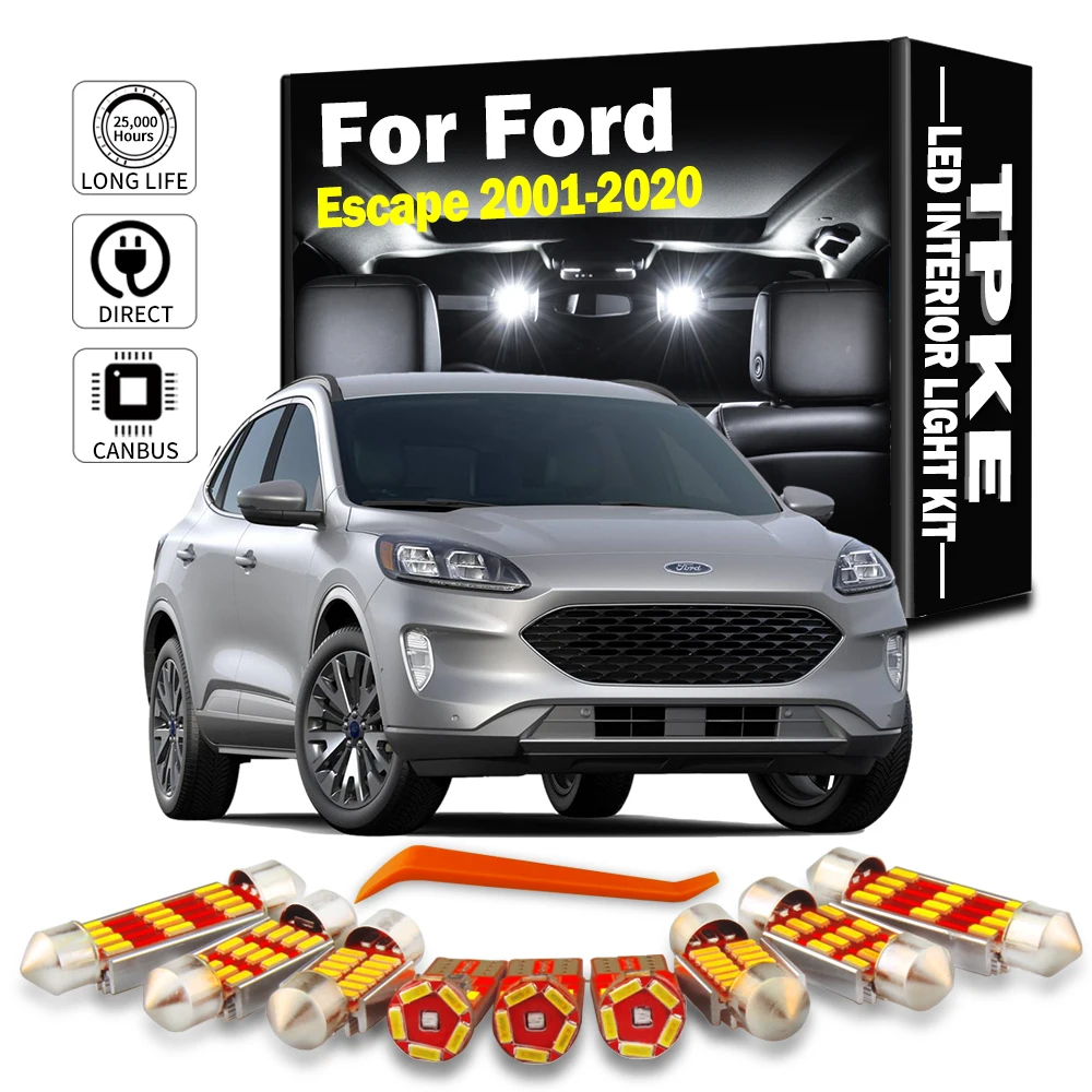 フォードエクスプローラー エスケープ フィエスタ ナンバー灯LED ライセンスプレート 二個セット