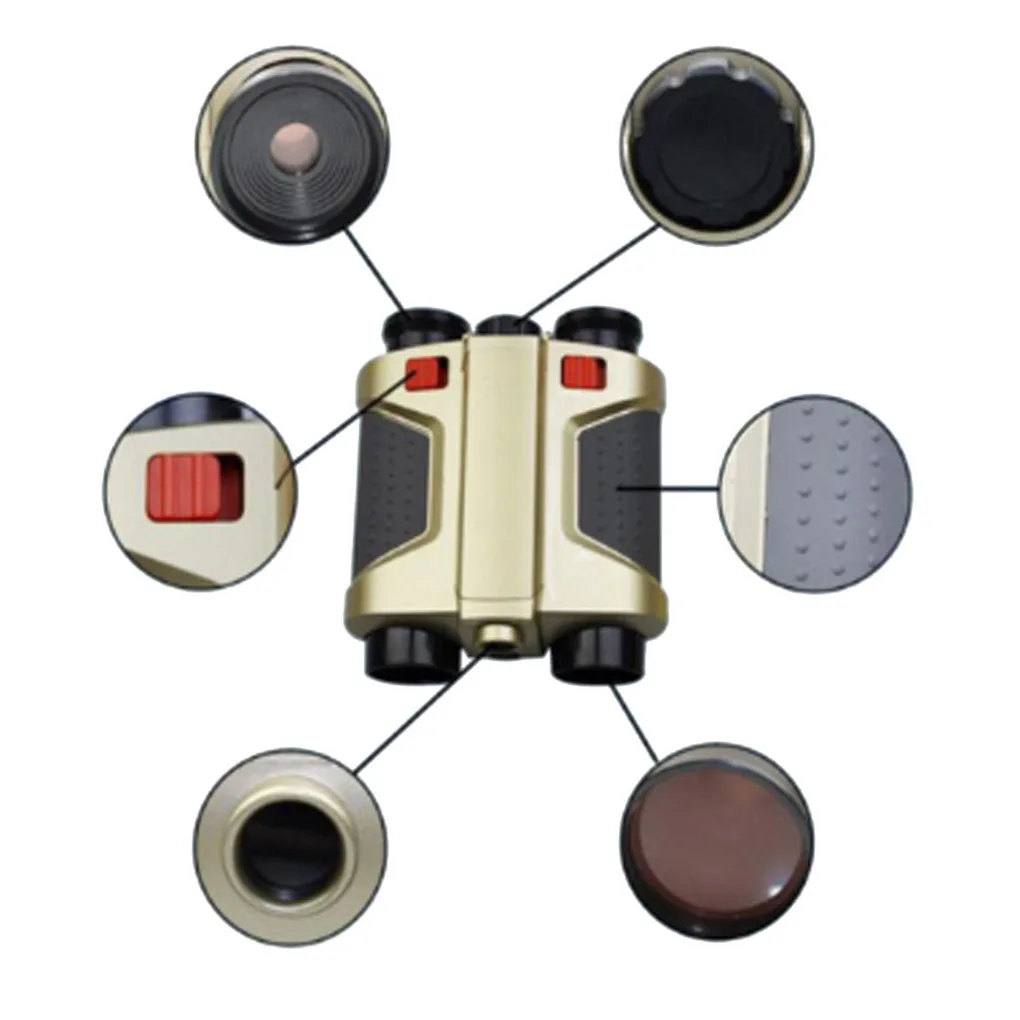4 X30 Telescopio Night View Pop-Up Light Scope Binocolo Per Bambini Attrezzatura Da Campeggio All'Aperto Pellicola Rossa