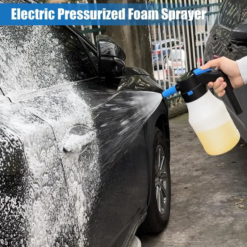 

1.5 Liter Electric Car Foam Sprayer Portable Electric Pressurized Foam Sprayer with USB Electric Foam Sprayer with USB Cable