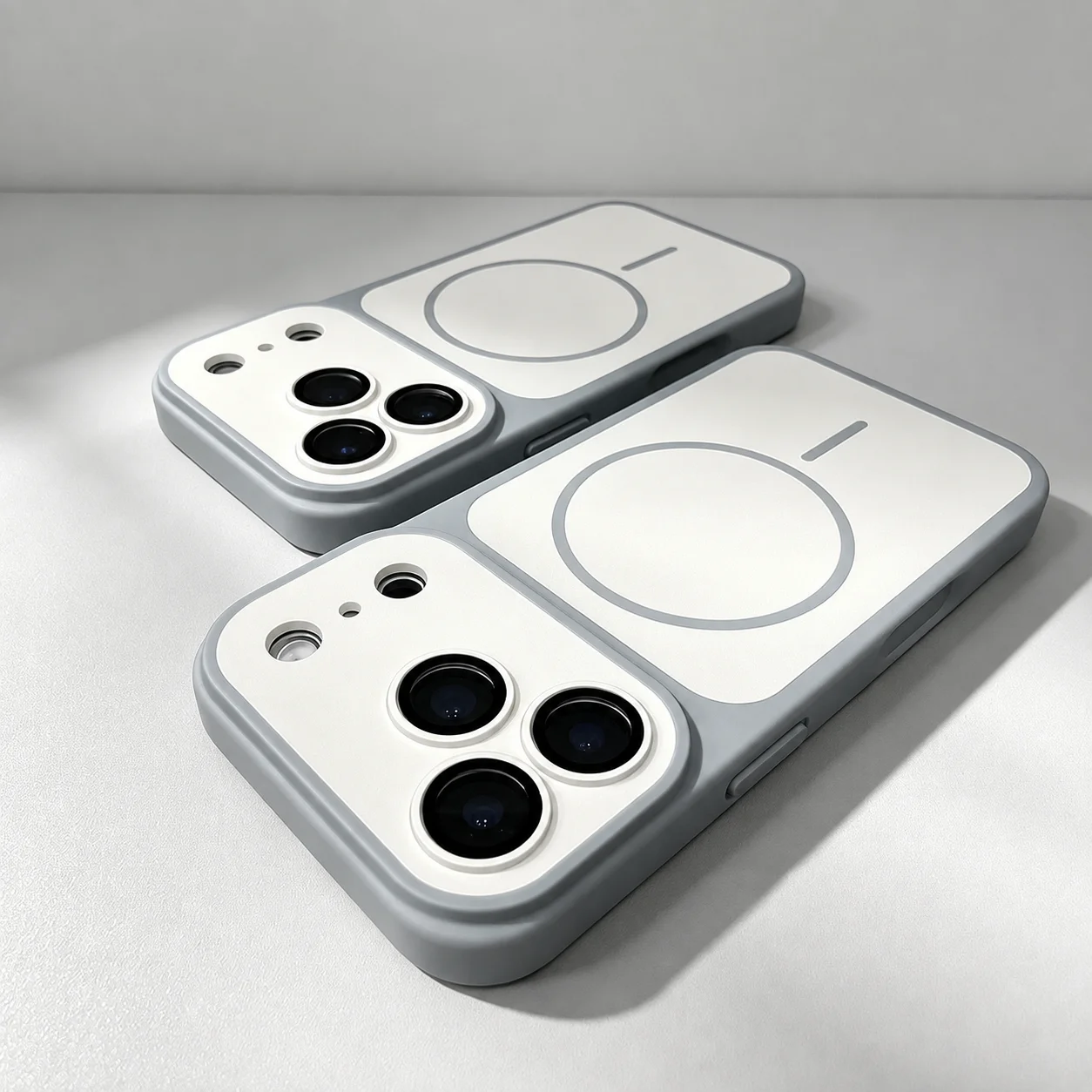 Matte Armor Magnetic Wireless Charging Shockproof Phone Case with Magsafe Compatibility