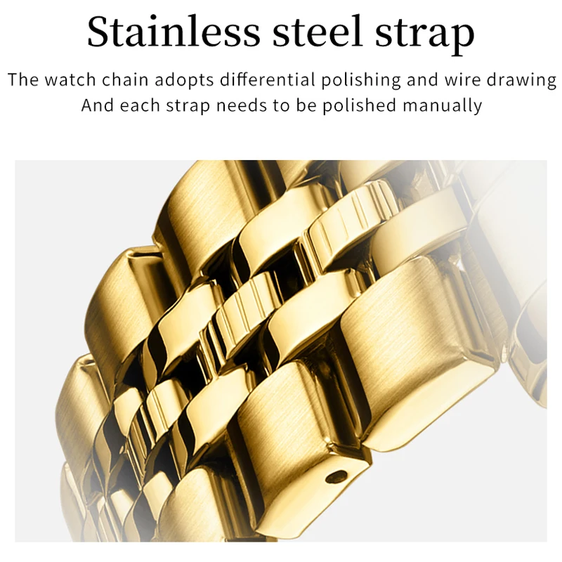 OLEVS Watch Sets For Her And Him Diamond Business Stainless Steel Male Female Wristwatches Couple Items For Lovers Relogio