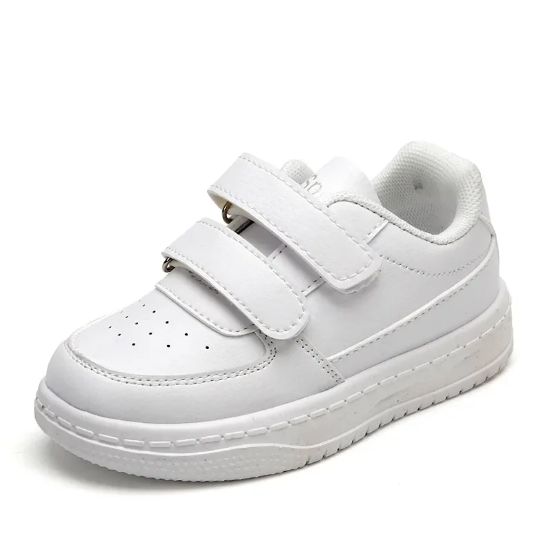 Autumn Kids White Sneakers Leisure Soft Bottom Fashion Boys Girls Sport Shoes All-match Children Trainers Non-slip Running Shoes 6