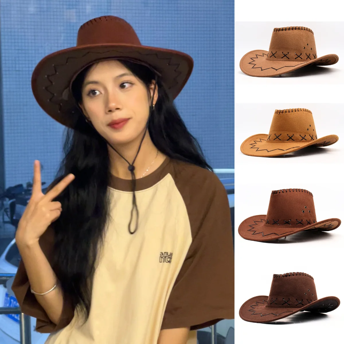 Western Ladies Fashion Hats, Cowboy Womens Western Hats