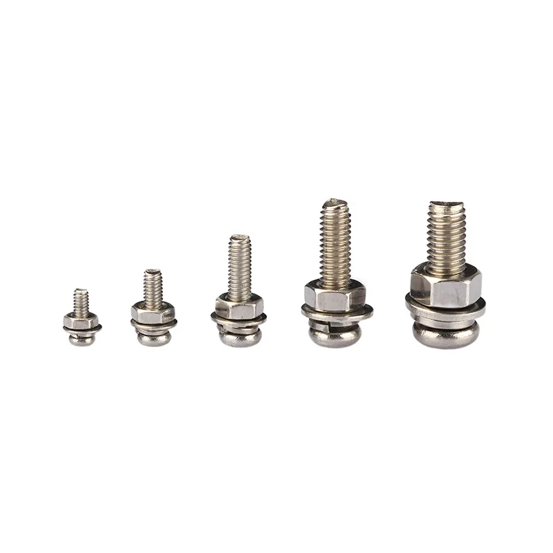 Metic e Kit de Variedade Parafuso, Porcas e Parafusos, SS304, 320Pcs