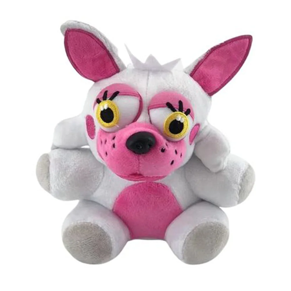 18cm Fnaf Peluche Toys Freddy Fazbear Bear Foxy Rabbit Bonnie Chica Peluche  Juguetes 5 nuits chez Freddy Plushie Toys Cadeaux