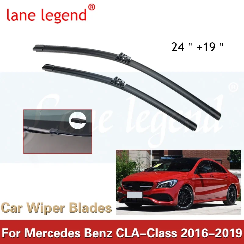 Автомобильная щетка стеклоочистителя для Mercedes Benz CLA C117 W117 2016 2017 2018 2019, автомобильные аксессуары CLA180 CLA200 CLA220 CLA250 CLA45 AMG Автомобильная щетка стеклоочистителя для Mercedes Benz CLA C117 W117 2016 2017 2018 2019, автомобильные аксессуары CLA180 CLA200 CLA220 CLA250 CLA45 AMG