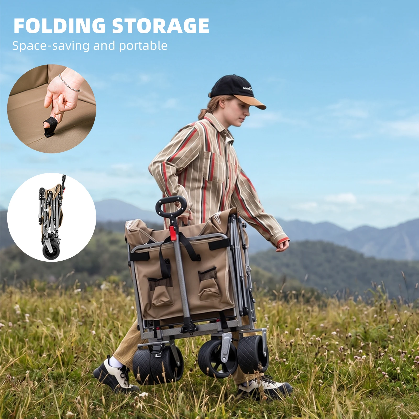 Heavy Duty Folding Wagon 3