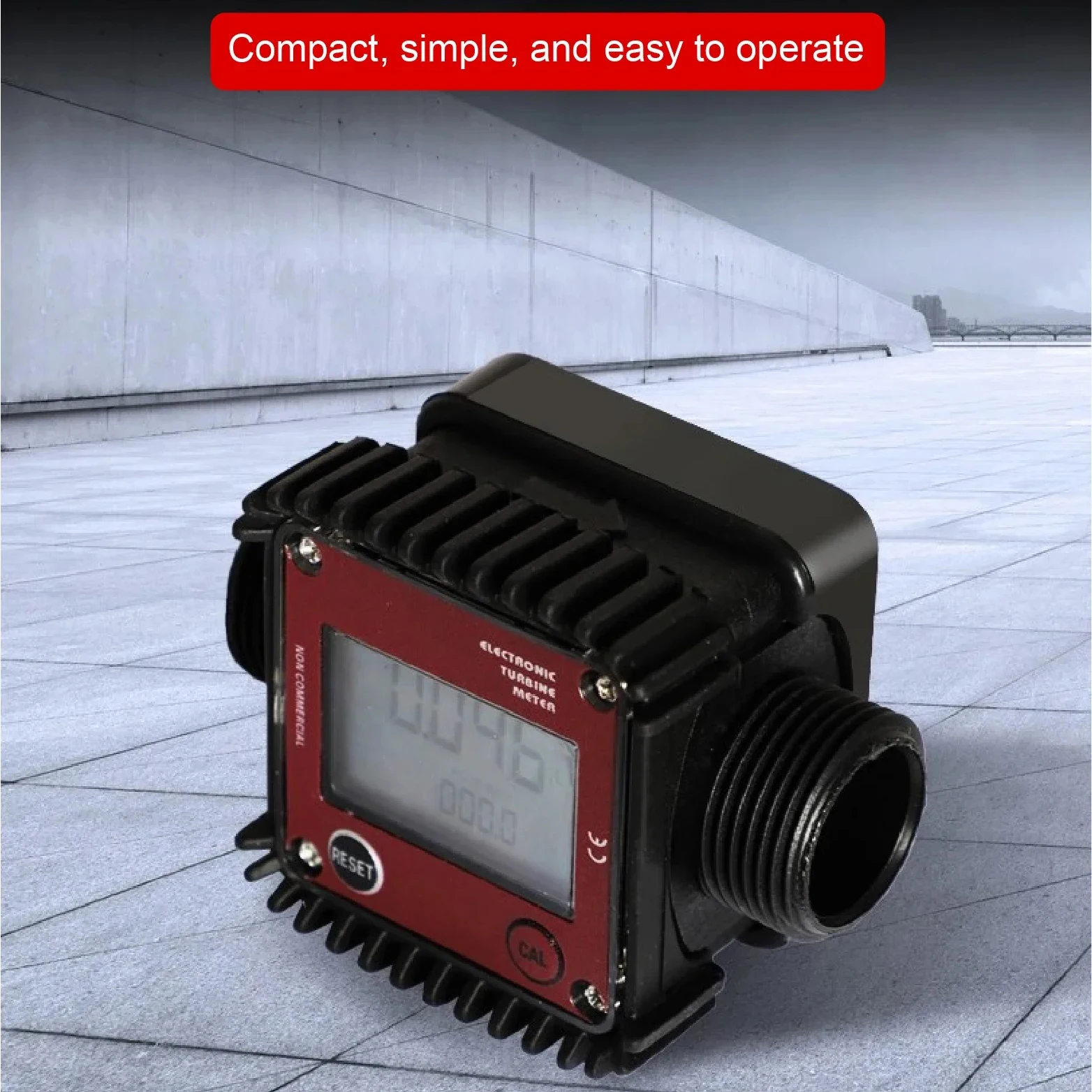 Digital turbine flow meter for water urea diesel gasoline high precision