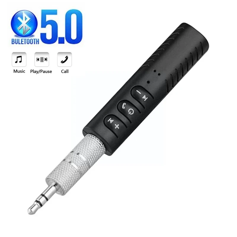 Adaptador Bluetooth 5.1 Para Altavoces - Conector Jack 3.5mm, Mini, Para Conectar Altavoces Analógicos Vía Bluetooth